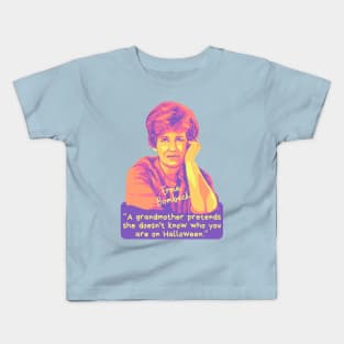 Erma Bombeck Portrait and Quote Kids T-Shirt